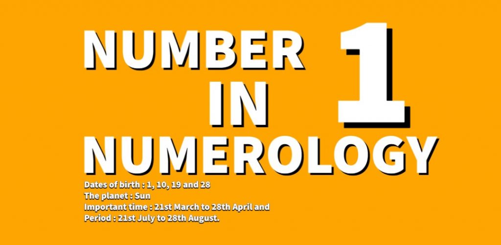 Number 1 Numerology