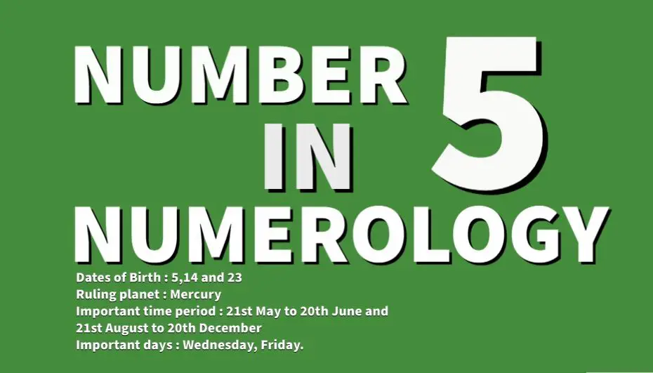 Number 5 Numerology