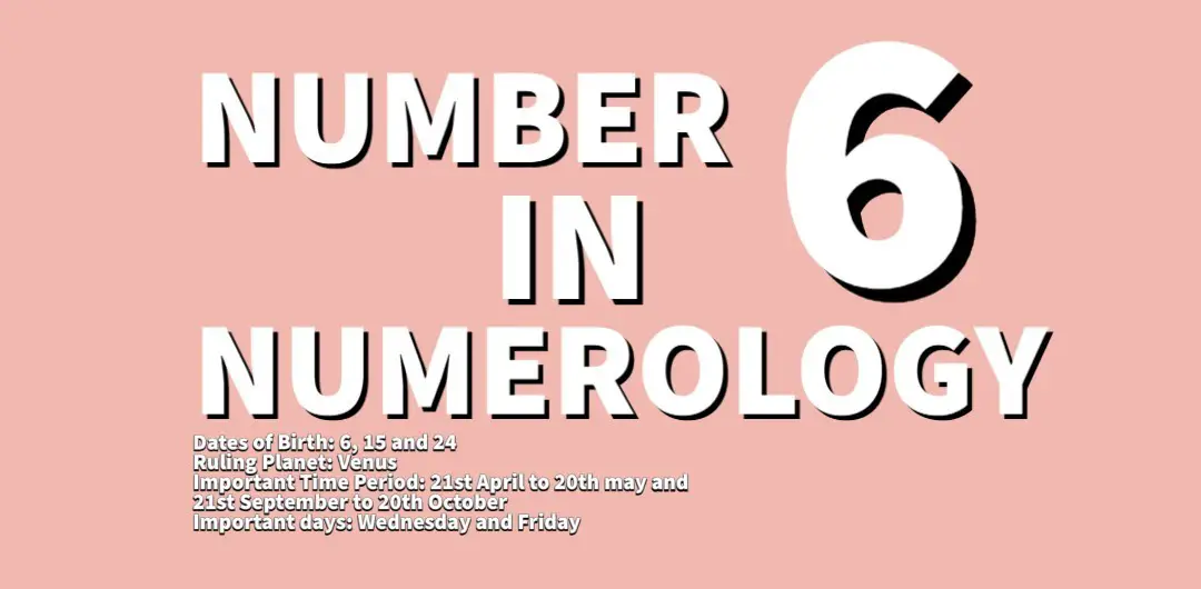 Number 6 Numerology