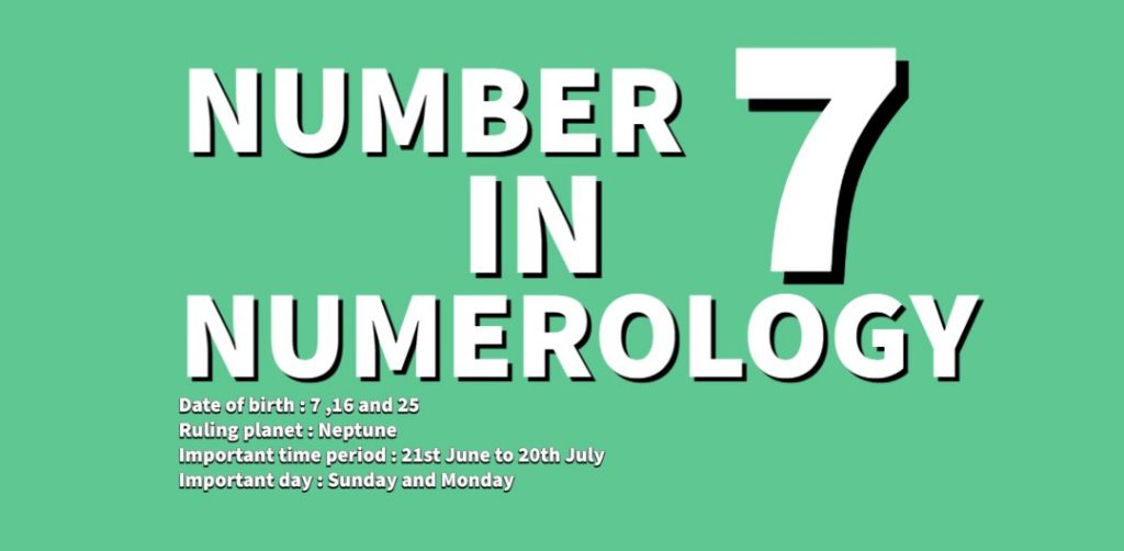 Number 7 Numerology